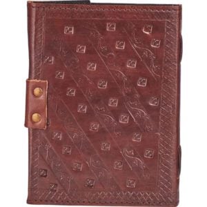 Leather Embossed Tree Of Life Journal With Lock