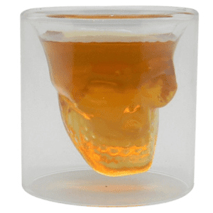Doomed Skull Shot Glass