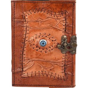 All Knowing Eye Embossed Leather Journal