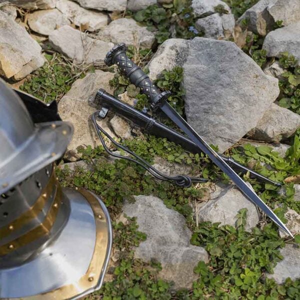 Rosewood Rondel Dagger