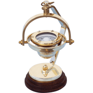 Brass Hanging Compass