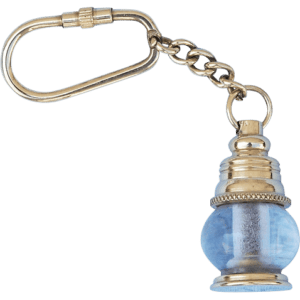 Brass Oil Lamp Keychain