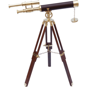 Brass and Leather Griffith Astro Telescope