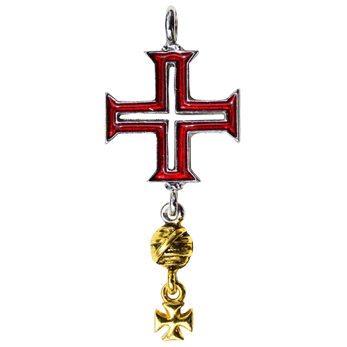 Tomar Cross Templar Necklace - 090-KT16 - Medieval Collectibles