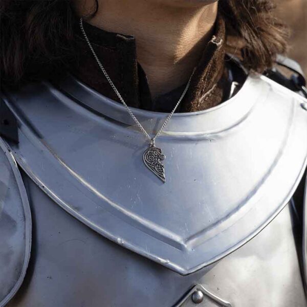 Tristan and Iseult Love Token Pair of Necklaces