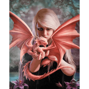 Dragon Kin Canvas Art Print by Anne Stokes