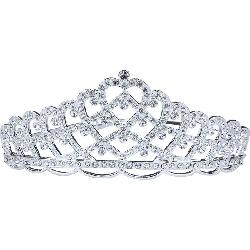 Pave Crystal Tiara - 11516 - Medieval Collectibles