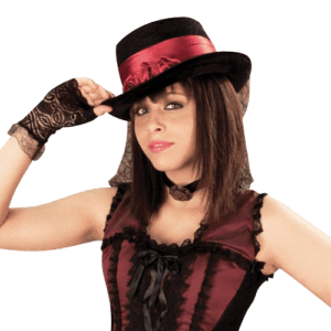 Lady’s Rose Victorian Top Hat