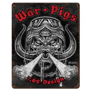 War Pigs Vintage Steel Sign