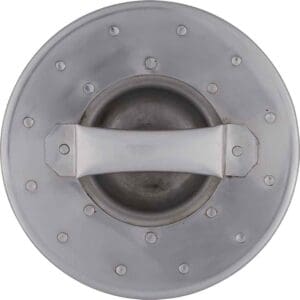 Leather Covered Buckler - 9 Inch