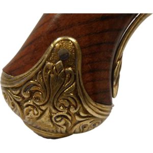 Left Handed Brass Indian Flintlock