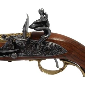 Left Handed Brass Indian Flintlock