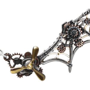 Daedalus Penna Scientia Steampunk Necklace