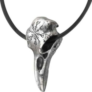 Helm of Awe Ravenskull Necklace