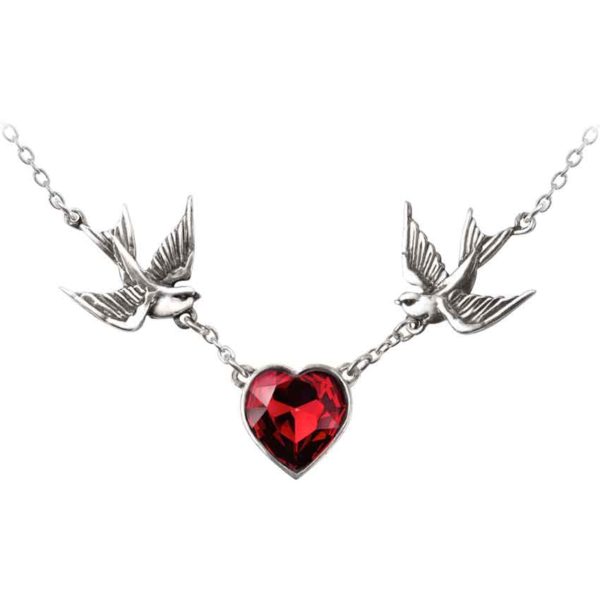 Swallow Heart Pendant