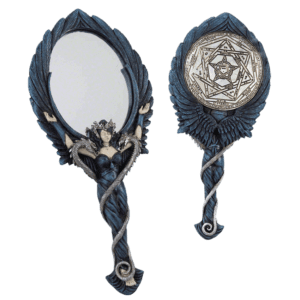 Black Angel Hand Mirror