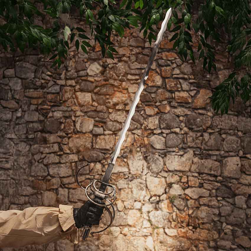 Swept Hilt Flamberge Rapier