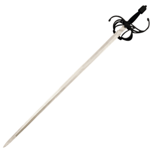 Blackened Swept Hilt Rapier