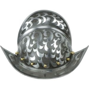 Engraved Comb Morion Helm