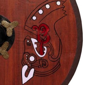 Round Horse Warrior Viking Shield