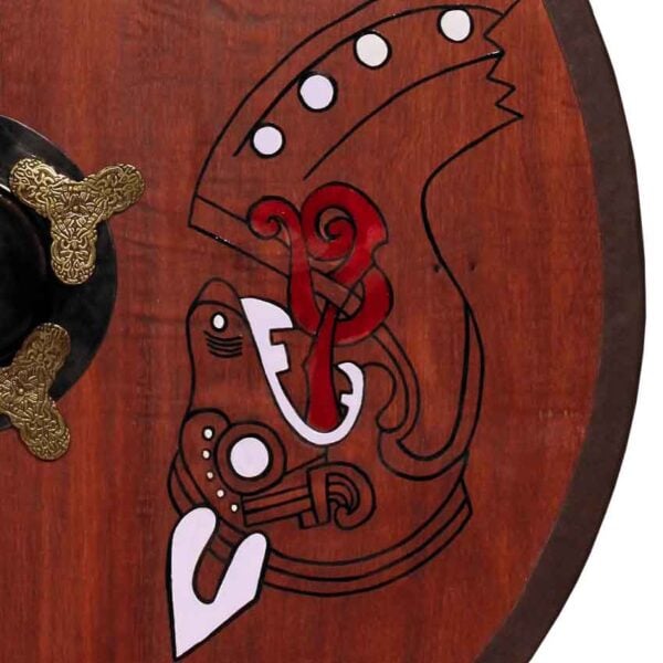 Round Horse Warrior Viking Shield
