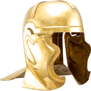 Brass Cavalier Roman Helmet