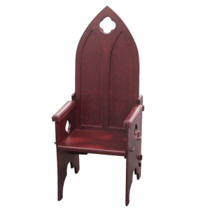 Wooden Medieval Throne