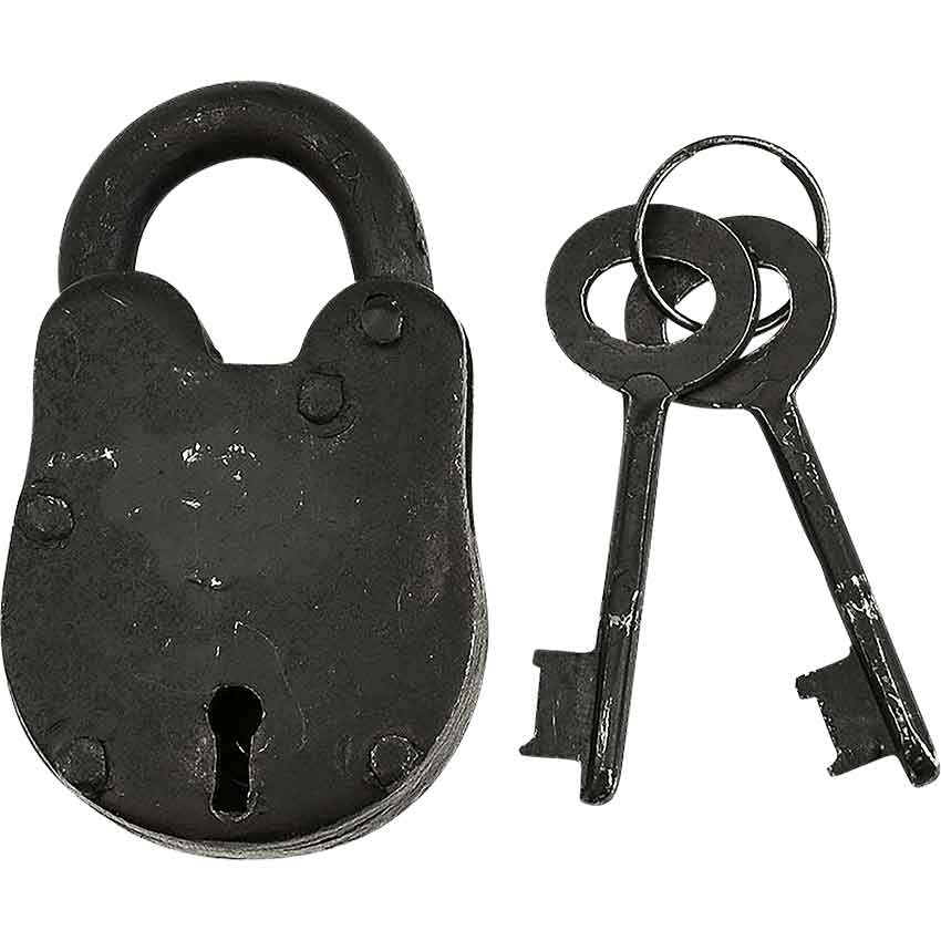 Miniature Prison Padlock - AH-RPT8051-6 - Medieval Collectibles