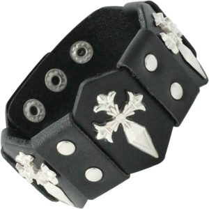 Dagger Cross Wristband