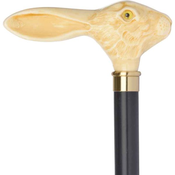 White Rabbit Walking Cane