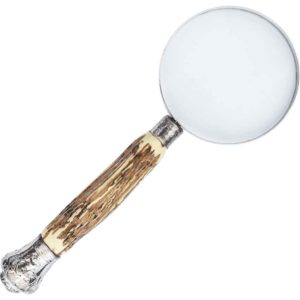 Silver Horn Magnifying Glass