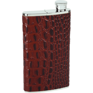 Brown Leather Cigar Flask