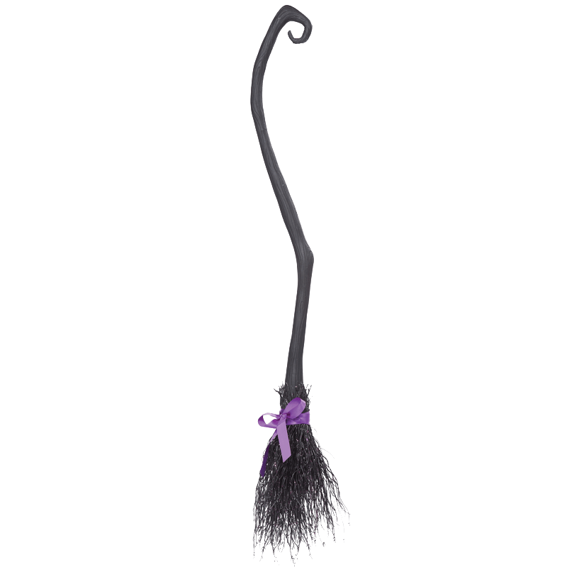 Costume Witch Broom - CAL-60620 - Medieval Collectibles