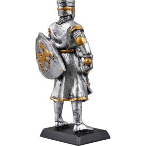 Medieval Knight with Flanged Mace Statue