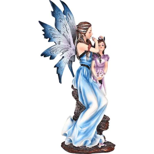 Mother and Daughter Fairy Statue