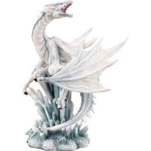 Ice Dragon on Crystal Statue