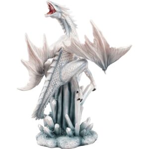 Ice Dragon on Crystal Statue