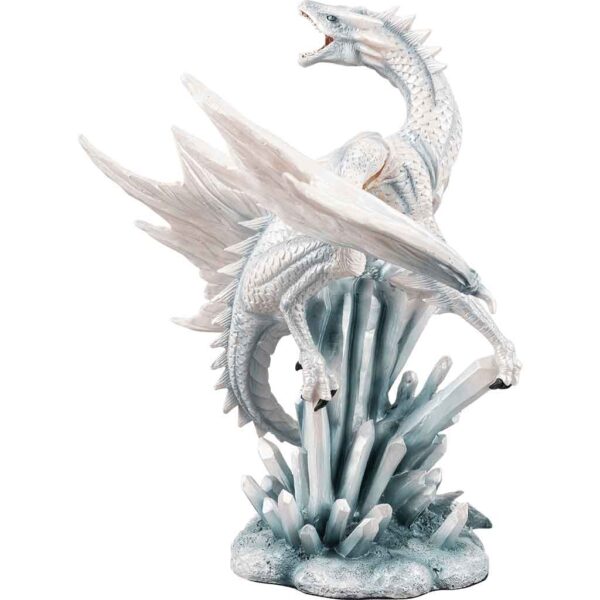 Ice Dragon on Crystal Statue