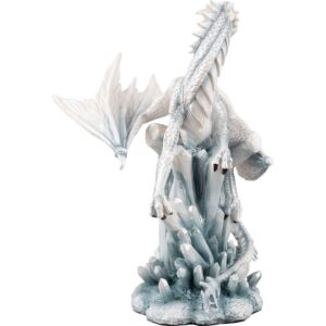 Ice Dragon on Crystal Statue