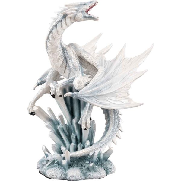 Ice Dragon on Crystal Statue
