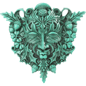 Acorn and Clover Greenman Plaque