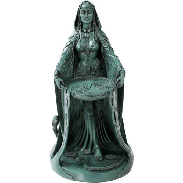 Green Danu Statue