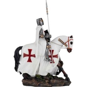 Templar Knight on Horseback Statue