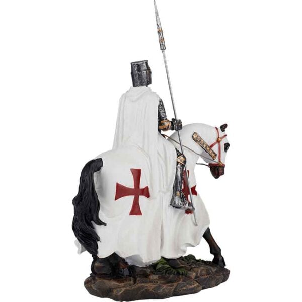 Templar Knight on Horseback Statue