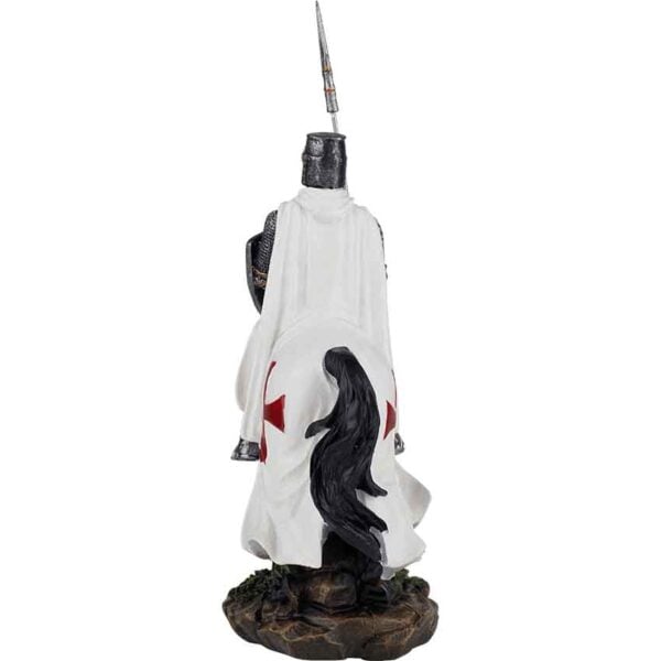 Templar Knight on Horseback Statue