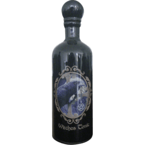 Raven Witches Potion Bottle