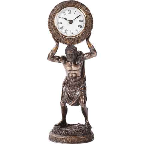 Atlas the Titan Desk Clock
