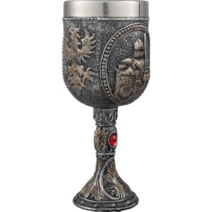 Medieval Knight Portrait Goblet