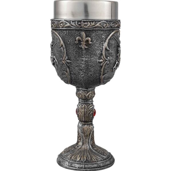 Battling Medieval Knight Goblet