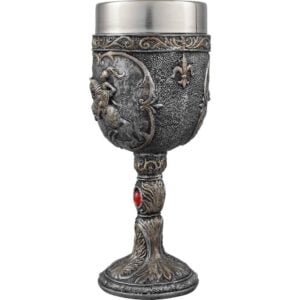 Battling Medieval Knight Goblet